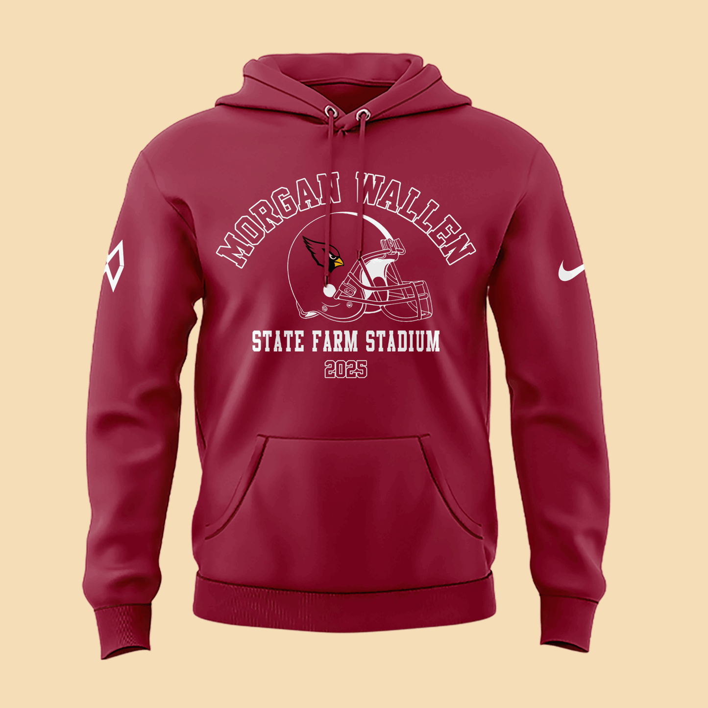 Special New Morgan Wallen x Arizona Cardinals Black Hoodie