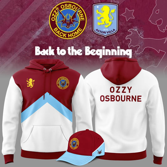 Limited Edition Aston Villa x Ozzy Osbourne Back Home Hoodie