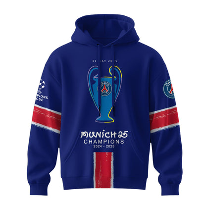 Paris Saint-Germain F.C Champions League Winner 2025 Hoodie