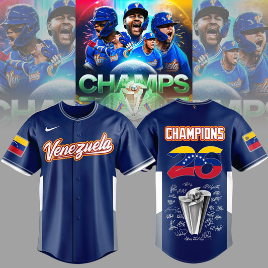 World Baseball Classic Champions x Venezuela Limited Edition 2026 Jersey