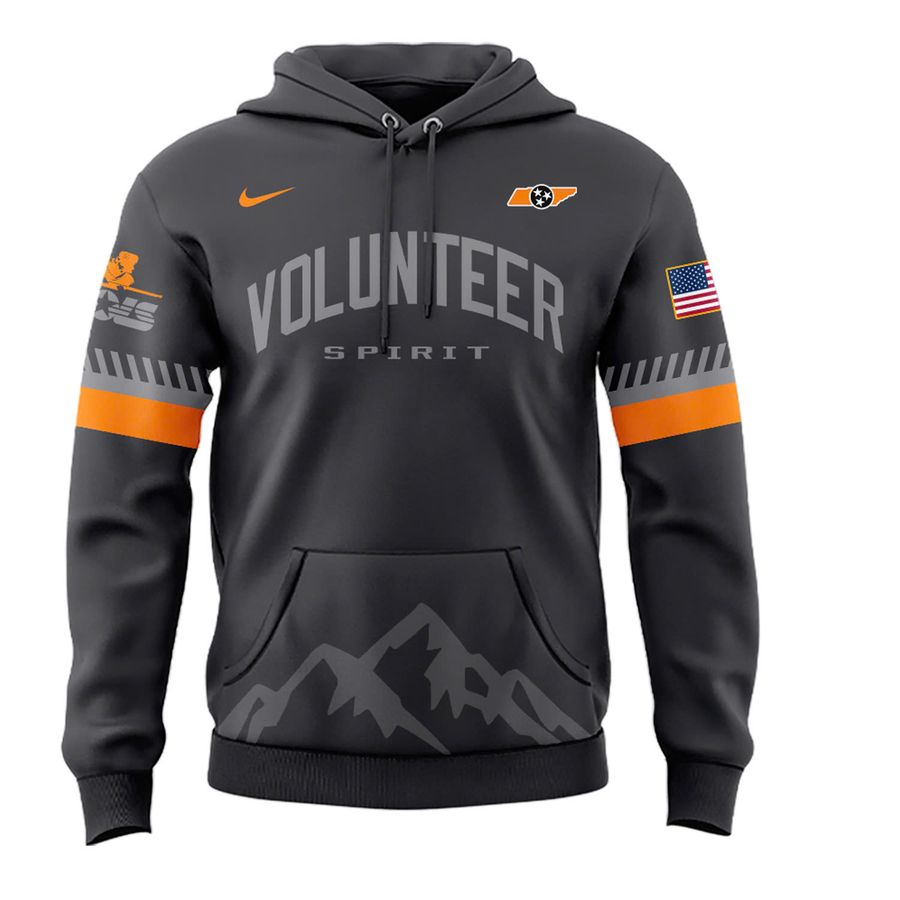 Special 2025 Smoke Grey Volunteer Spirit Tennessee Football Hoodie