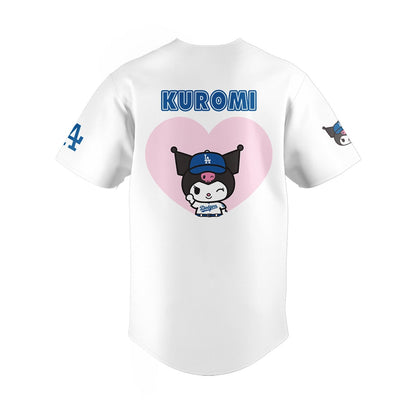 Exclusive Dodgers x KUROMI HELLO KITTY Night Jersey