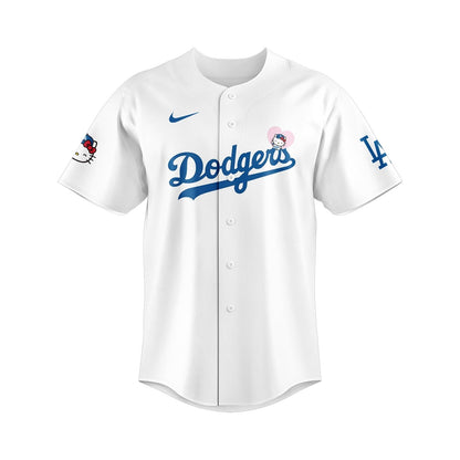 Exclusive Dodgers x HELLO KITTY Night Jersey