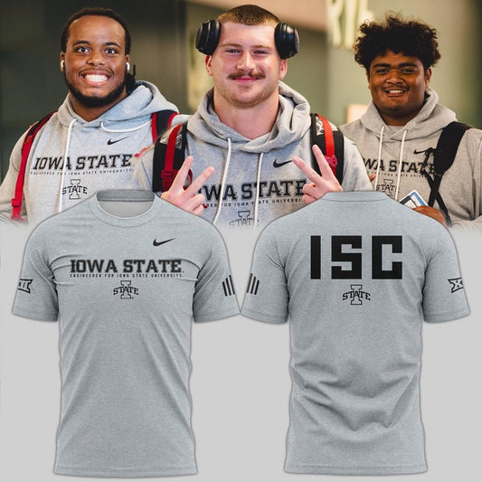Special New 2025 ISC Logo Tshirt In Grey