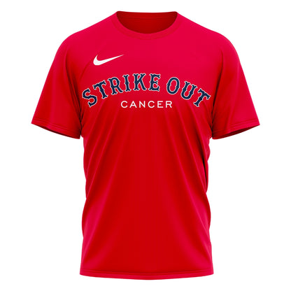 Special Strike Out Cancer Boston Red Sox T-Shirt