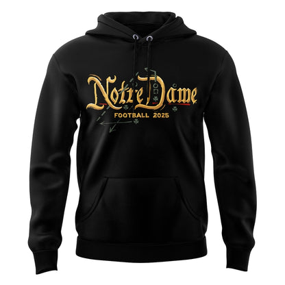 Limited Edition Notre Dame Football “Sing Her Glory” Black Hoodie 2025
