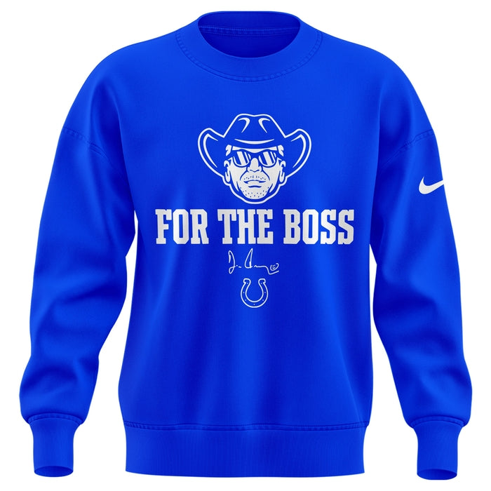 Limited Edition Indianapolis Colts “For the Boss” Sweat