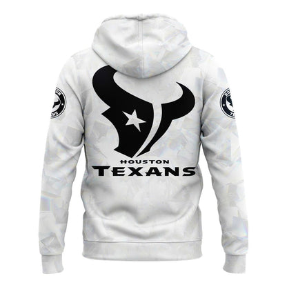 Houston Texans 2025-2026 Icy white Hoodie