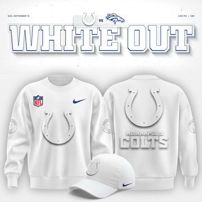 Indianapolis Colts "White Out" Sweatshirt V2 18 Reviews
