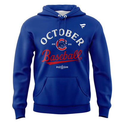 2025 Clinched "Fly The W" Chicago Cubs Hoodie