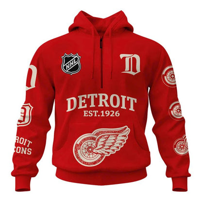 Detroit Red Wings 100th Anniversary Limited Edition Hoodie