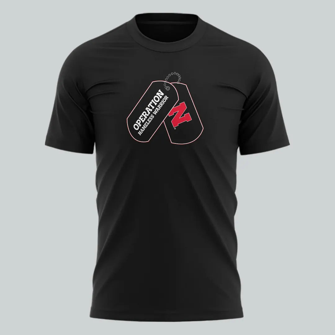 Special Nebraska Cornhuskers"OPERATION NAMELESS WARRIOR" T-Shirt