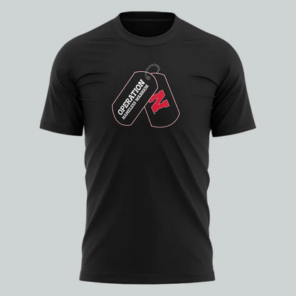 Special Nebraska Cornhuskers"OPERATION NAMELESS WARRIOR" T-Shirt
