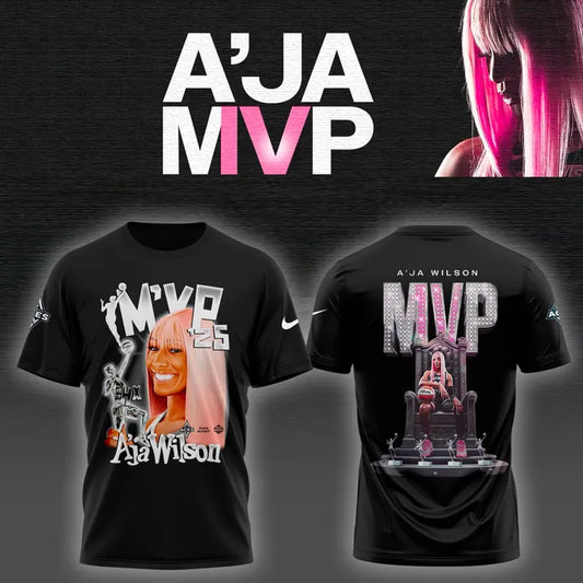 LAS VEGAS ACES A'JA WILSON 2025 MVP Tshirt