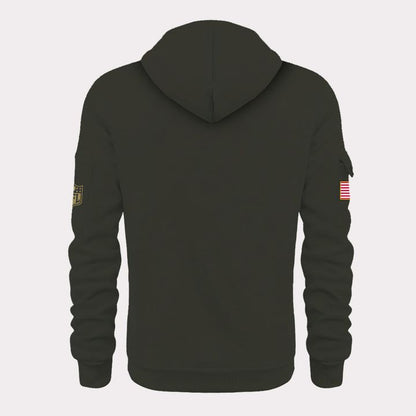 Miami Dolphins Salute to Service Sideline 2025 new Hoodie