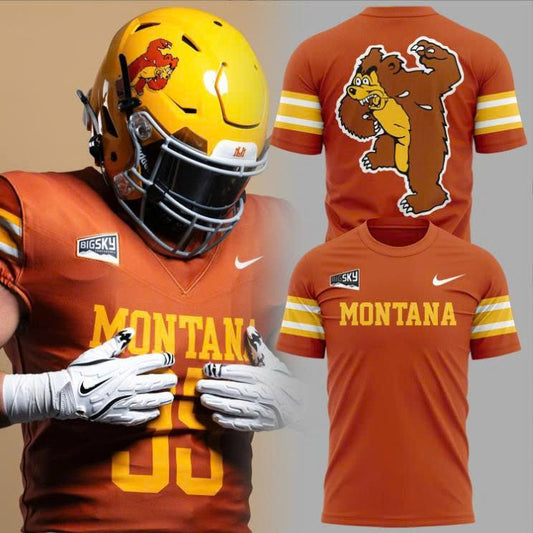 1995 Montana Grizzlies Throwbacks Uniform T-Shirt