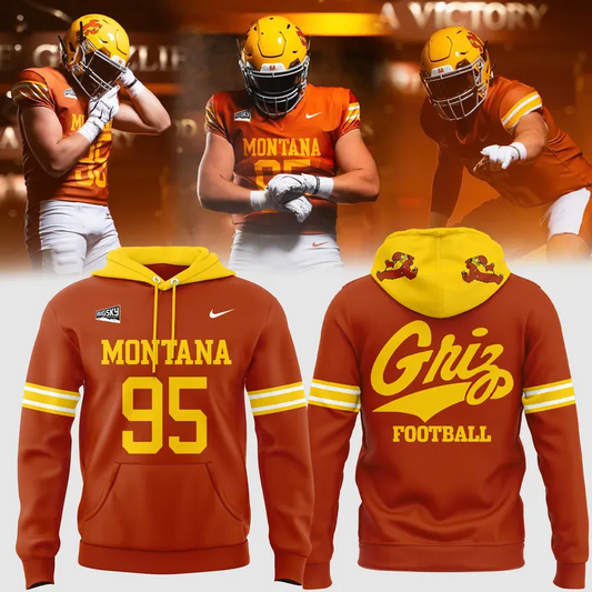 Limited Edition 1995 Montana Grizzlies Throwbacks Uniform Hoodie