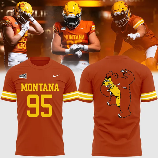 1995 Montana Grizzlies Throwbacks Uniform T-Shirt