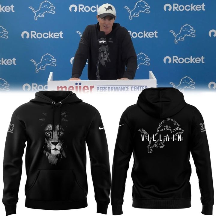 Special 2025 Lions Villain Detroit Lions Hoodie