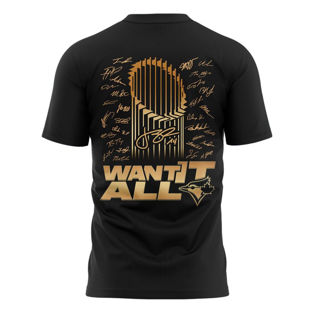 Limited Edition Toronto Blue Jays World Series Champions 2025 Combo T-shirt