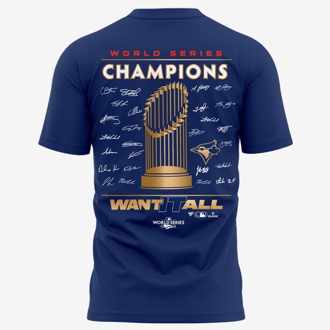 Limited Edition Toronto Blue Jays World Series Champions 2025 Combo T-shirt