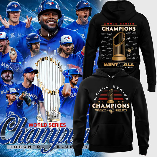 Toronto Blue Jays 2025 World Series Champions Limited Edition Combo Hoodie
