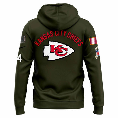 Kansas City Chiefs 2025 NFL Salute to Service Limited Edition Hoodie