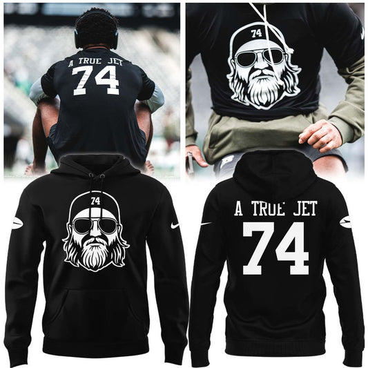 "74" A True Jet Nick Mangold Limited Edition Hoodie