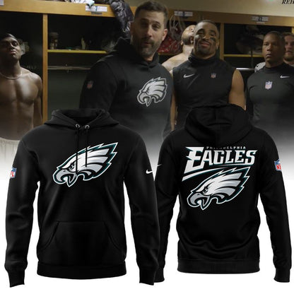Men's NFL Philadelphia Eagles Black Hoodie