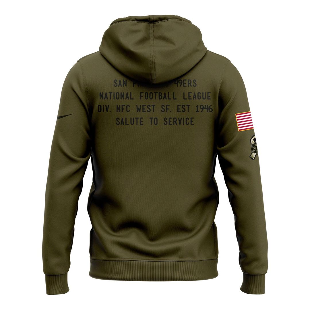 San Francisco 49ers Salute To Service Hoodie