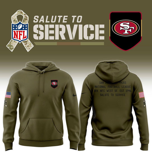 San Francisco 49ers Salute To Service Hoodie