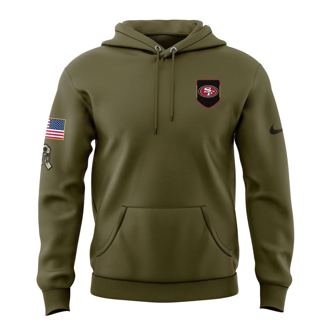 San Francisco 49ers Salute To Service Hoodie