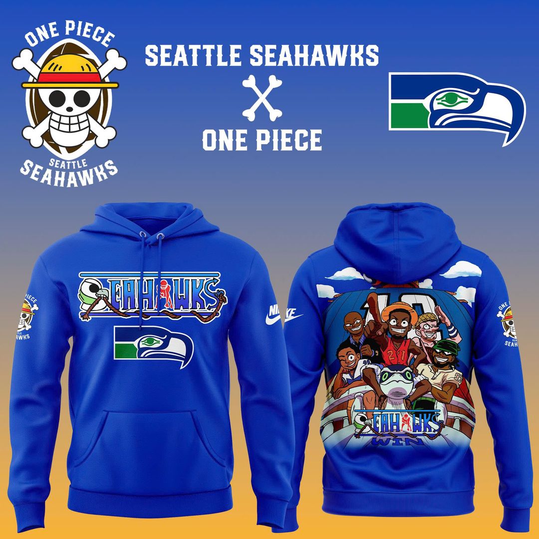 Seattle Seahawks x One Piece 2025 Hoodie