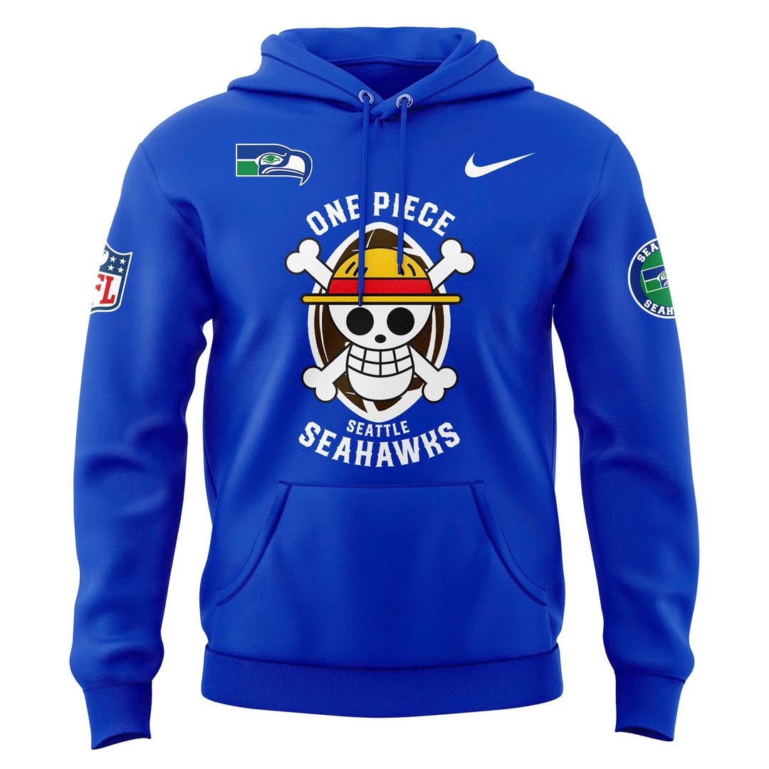 Seattle Seahawks x One Piece 2025 Hoodie