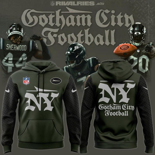 New York Jets Nike Game Rivalry Pullover Hoodie