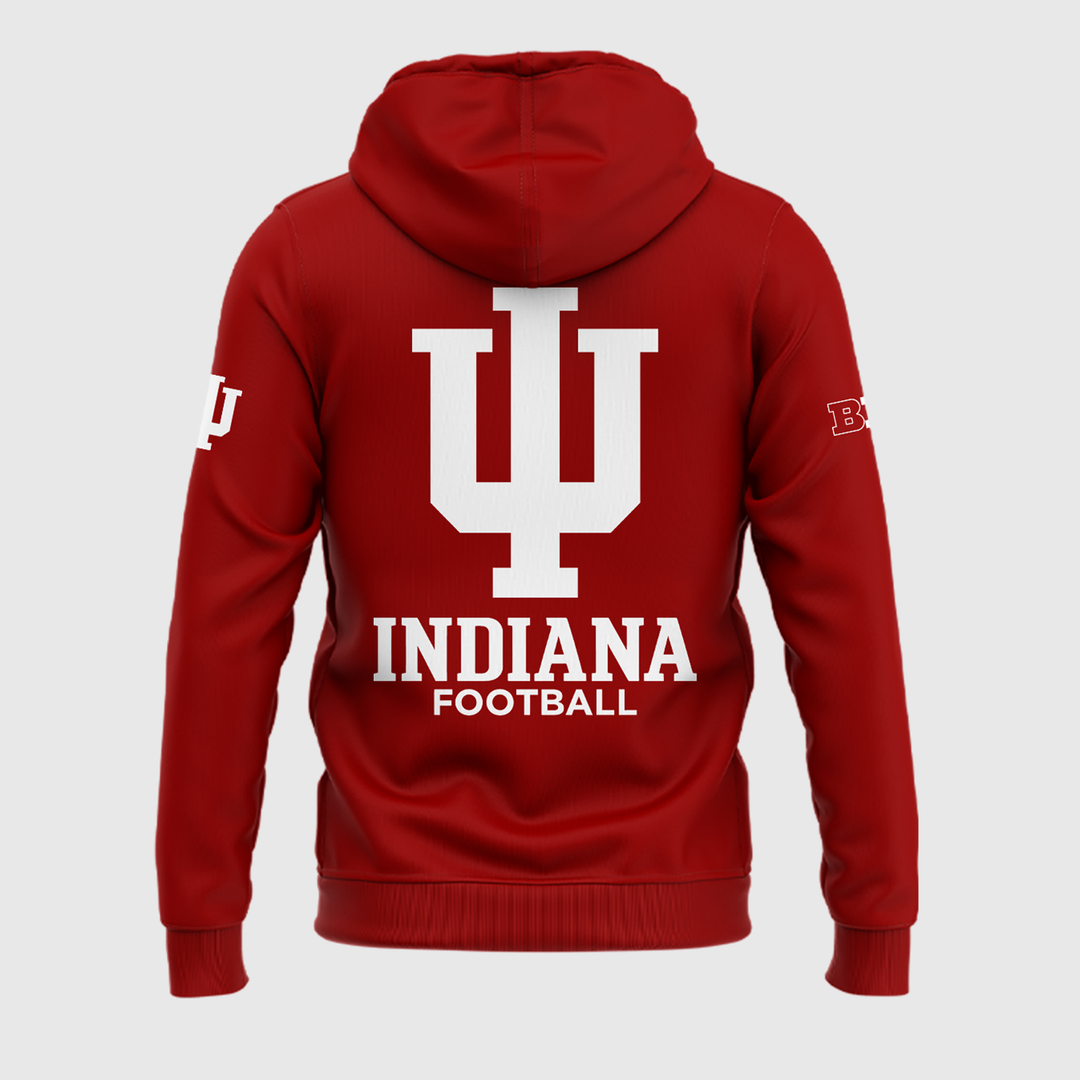 Indiana Hoosiers Football Big Ten Championship Combo Hoodie