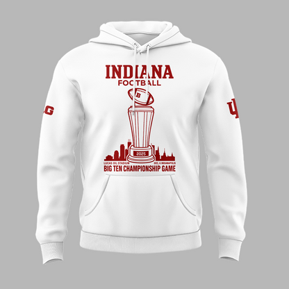 Indiana Hoosiers Football Big Ten Championship Combo Hoodie