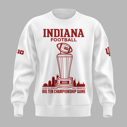 Limited Edition Indiana Football Big Ten Championship Combo Sweatshirt