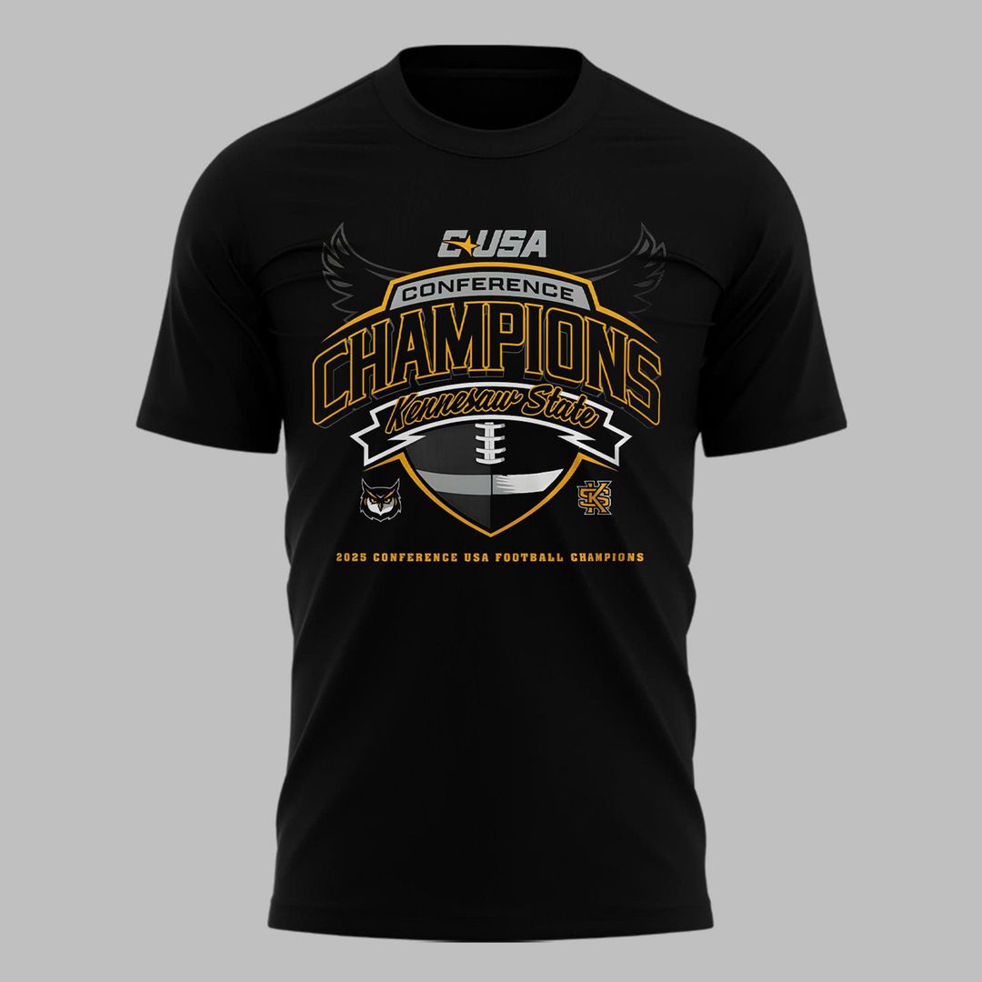 2025 limited edition t-shirt Kennesaw State Football Champions