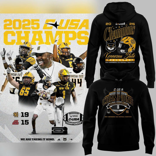 2025 limited edition Hoodie Kennesaw State Football Champions