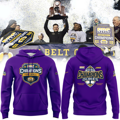 2025 limited edition Hoodie JMU Football Champions for fans