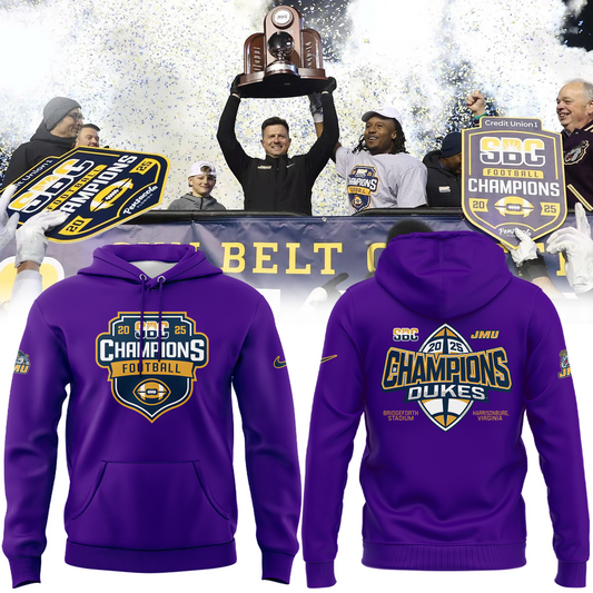 2025 limited edition Hoodie JMU Football Champions for fans
