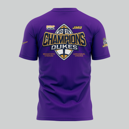 2025 limited edition t-shirt JMU Football Champions for fans