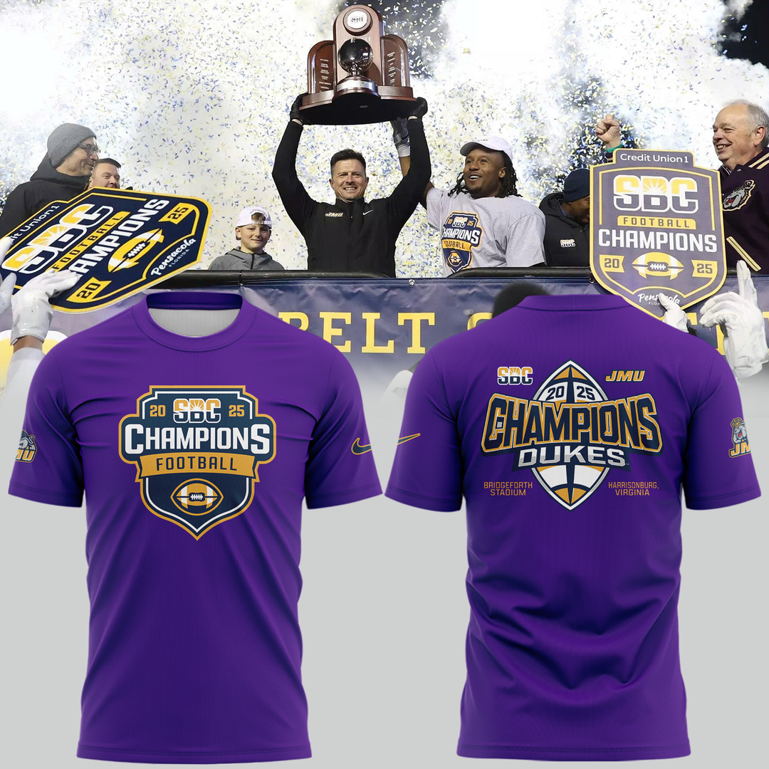 2025 limited edition t-shirt JMU Football Champions for fans