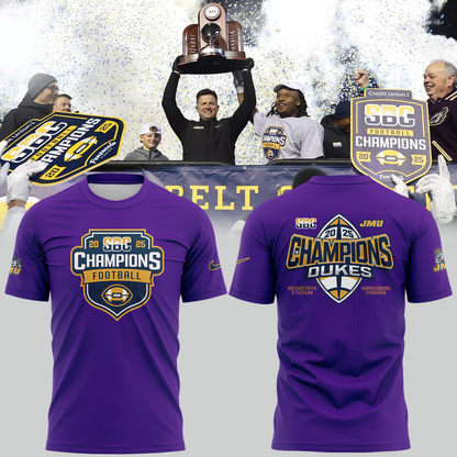 2025 limited edition t-shirt JMU Football Champions for fans