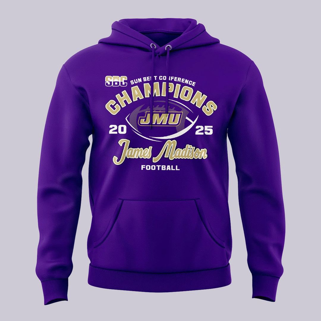 2025 limited edition Hoodie JMU Football Champions for fans