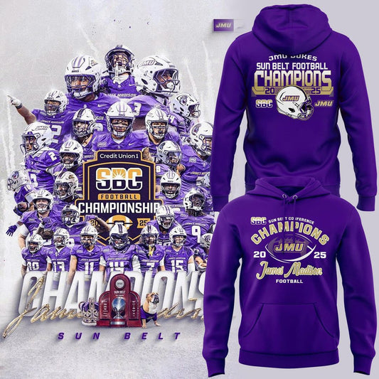 2025 limited edition Hoodie JMU Football Champions for fans