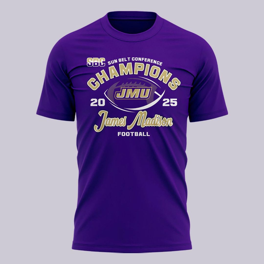 2025 limited edition t-shirt JMU Football Champions for fans
