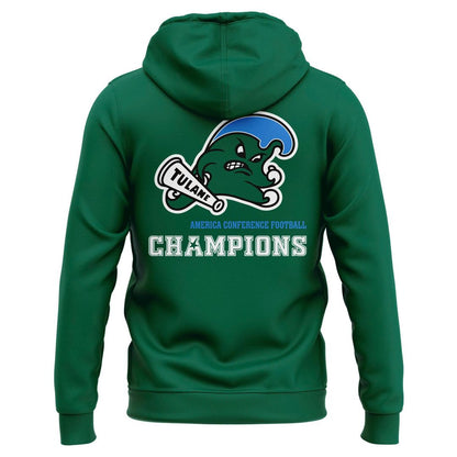 2025 limited edition Hoodie Tulane Football Champions