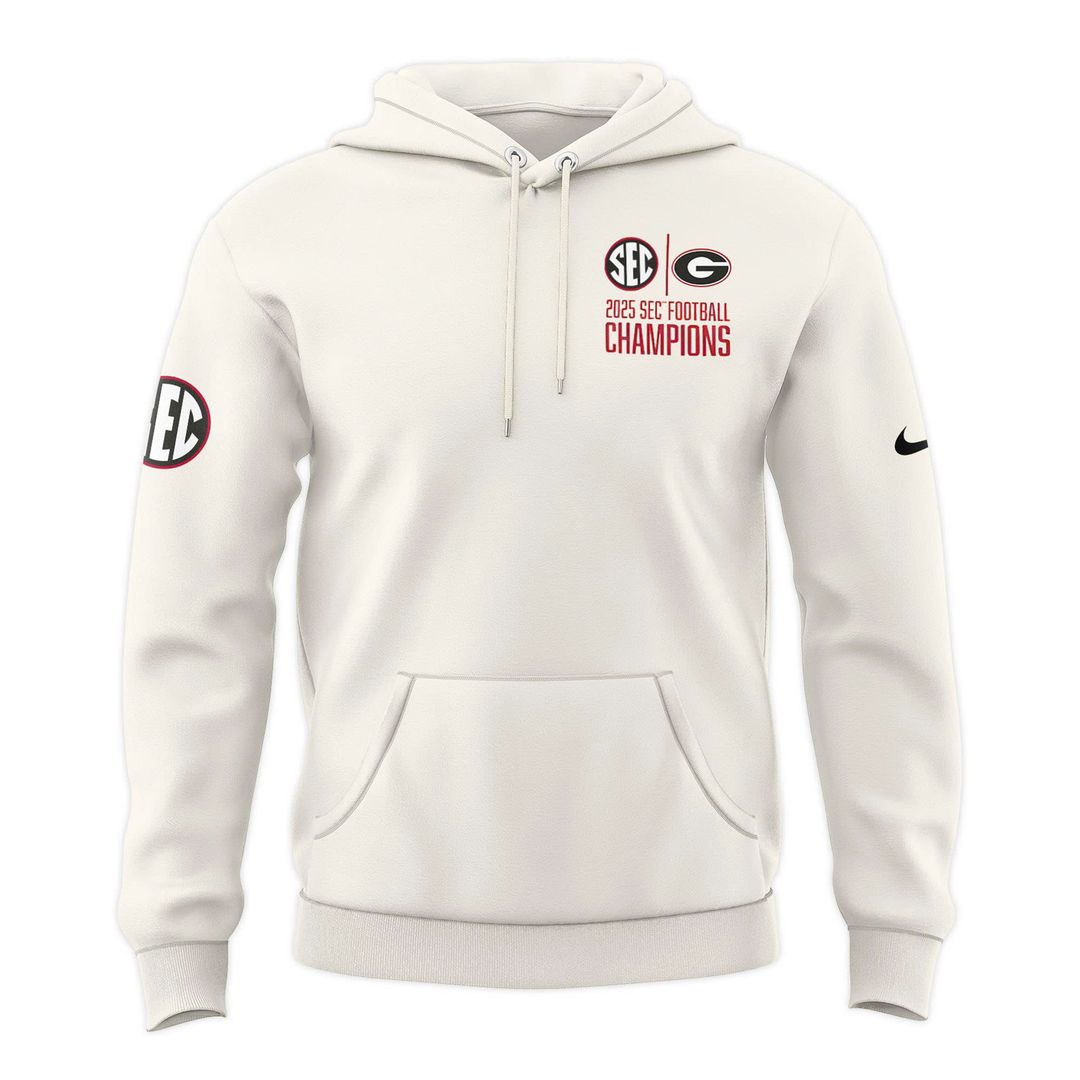 Georgia Bulldogs 2025 SEC Conference Champions Combo Hoodie